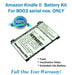 Amazon Kindle 2 - B003 Battery Replacement Kit with Tools, Video Instructions and Extended Life Battery - NewPower99 USA