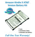 Amazon Kindle 2 (AT&T Version) Battery Replacement Kit with Video Instructions and Extended Life Battery - NewPower99 USA