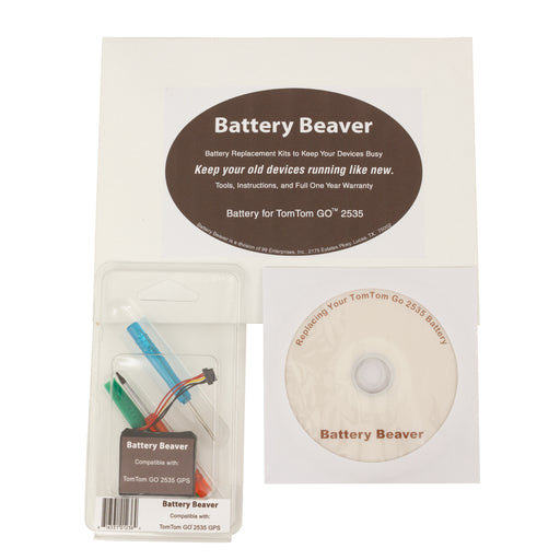 Battery Beaver Battery Replacement Kit for TomTom GO 2535 - NewPower99 USA
