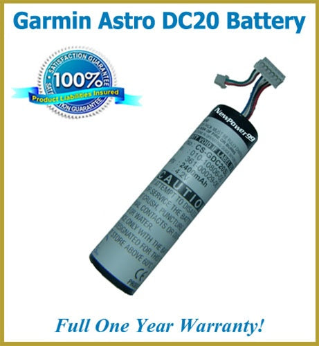 Tools and Extended Life Battery For The Garmin Astro DC20 - NewPower99 USA