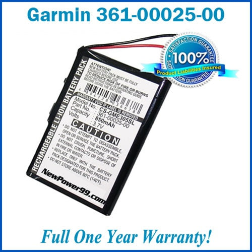 Extended Life Battery For Garmin Edge - 361-00025-00 - NewPower99 USA