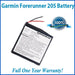 Garmin Forerunner 205 Extended Life Battery and Full One Year Warranty - NewPower99 USA