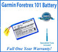 Garmin Foretrex 101 Battery Replacement Kit with Special Installation Tools, Extended Life Battery and Full One Year Warranty - NewPower99 USA