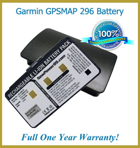 Extended Life Battery For The Garmin GPSMAP 296 - NewPower99 USA