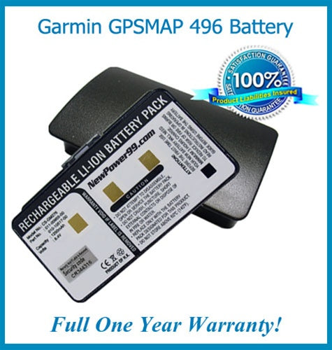 Extended Life Battery For The Garmin GPSMAP 496 - NewPower99 USA