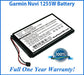 Battery Replacement Kit For The Garmin Nuvi 1255W GPS - NewPower99 USA