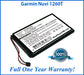 Battery Replacement Kit For The Garmin Nuvi 1260T GPS - NewPower99 USA