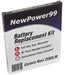Garmin Nuvi 2595LM Battery Replacement Kit with Tools, Video Instructions and Extended Life Battery - NewPower99 USA
