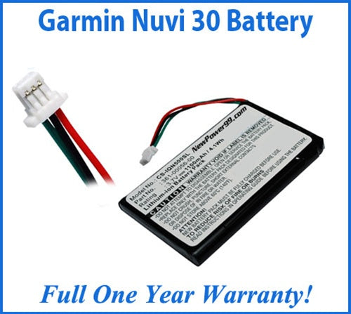 Garmin Nuvi 30 Battery Replacement Kit with Tools, Video Instructions and Extended Life Battery - NewPower99 USA