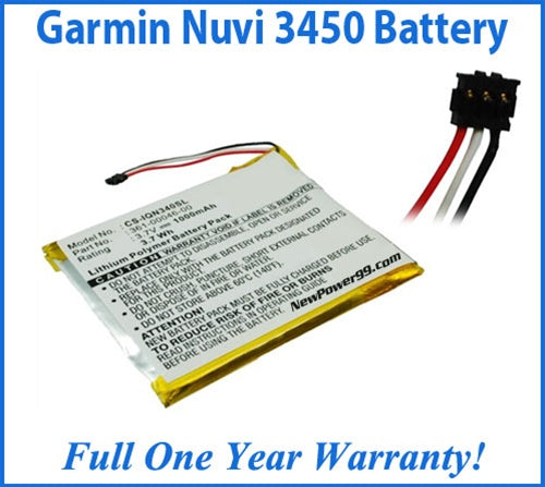 Garmin Nuvi 3450  Battery Replacement Kit with Tools, Video Instructions and Extended Life Battery - NewPower99 USA