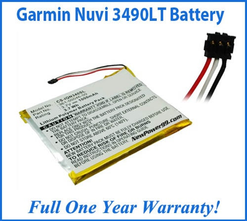 Garmin Nuvi 3490LT Battery Replacement Kit with Tools, Video Instructions and Extended Life Battery - NewPower99 USA