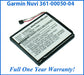 Battery Replacement Kit For Garmin Nuvi - 361-00050-04 - NewPower99 USA