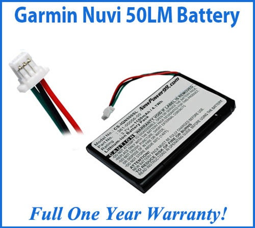 Garmin Nuvi 50LM Battery Replacement Kit with Tools, Video Instructions and Extended Life Battery - NewPower99 USA