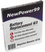 Magellan Maestro 3210 Battery Replacement Kit with Tools, Video Instructions and Extended Life Battery - NewPower99 USA