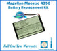 Magellan Maestro 4350 Battery Replacement Kit with Tools, Video Instructions and Extended Life Battery - NewPower99 USA