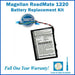 Magellan Roadmate 1220 Battery Replacement Kit with Tools, Video Instructions and Extended Life Battery - NewPower99 USA