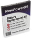 Battery Replacement Kit For The Magellan RoadMate 1445 - NewPower99 USA
