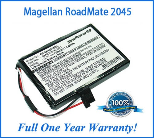 Magellan RoadMate 2045 Battery Replacement Kit with Tools, Video Instructions and Extended Life Battery - NewPower99 USA