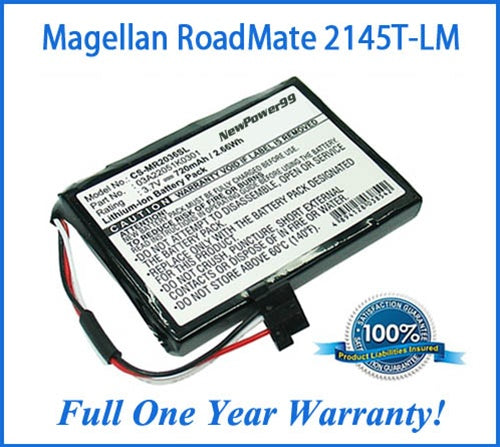 Magellan RoadMate 2145T-LM Battery Replacement Kit with Tools, Video Instructions and Extended Life Battery - NewPower99 USA