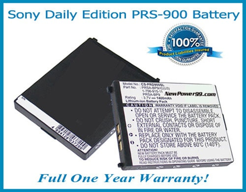 Battery Replacement Kit For Sony Reader Daily Edition PRS-900 - NewPower99 USA