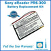 Sony Reader Pocket Edition PRS-300 Battery Replacement Kit with Tools, Video Instructions and Extended Life Battery - NewPower99 USA