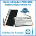 Sony Reader Touch Edition PRS-600 Battery Replacement Kit with Tools, Video Instructions and Extended Life Battery - NewPower99 USA