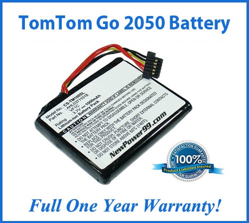 TomTom Go 2050 Battery Replacement Kit with Tools, Video Instructions and Extended Life Battery - NewPower99 USA