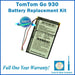 TomTom Go 930 Battery Replacement Kit with Tools, Video Instructions and Extended Life Battery - NewPower99 USA