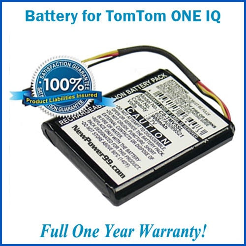 Extended Life Battery For The TomTom ONE IQ Routes Edition GPS with Installation Tools - NewPower99 USA