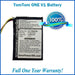Battery Replacement Kit For TomTom ONE V1 GPS - NewPower99 USA