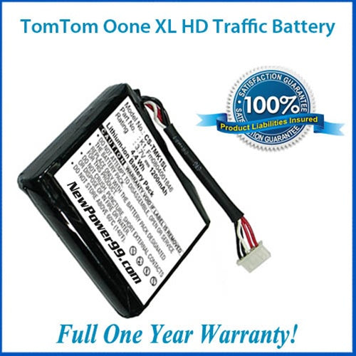 Extended Life Battery For The TomTom ONE XL HD Traffic GPS with Special Tools - NewPower99 USA