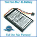 Extended Life Battery For The TomTom Start XL GPS - NewPower99 USA