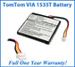 TomTom Via 1535T Battery Replacement Kit with Tools, Video Instructions and Extended Life Battery - NewPower99 USA
